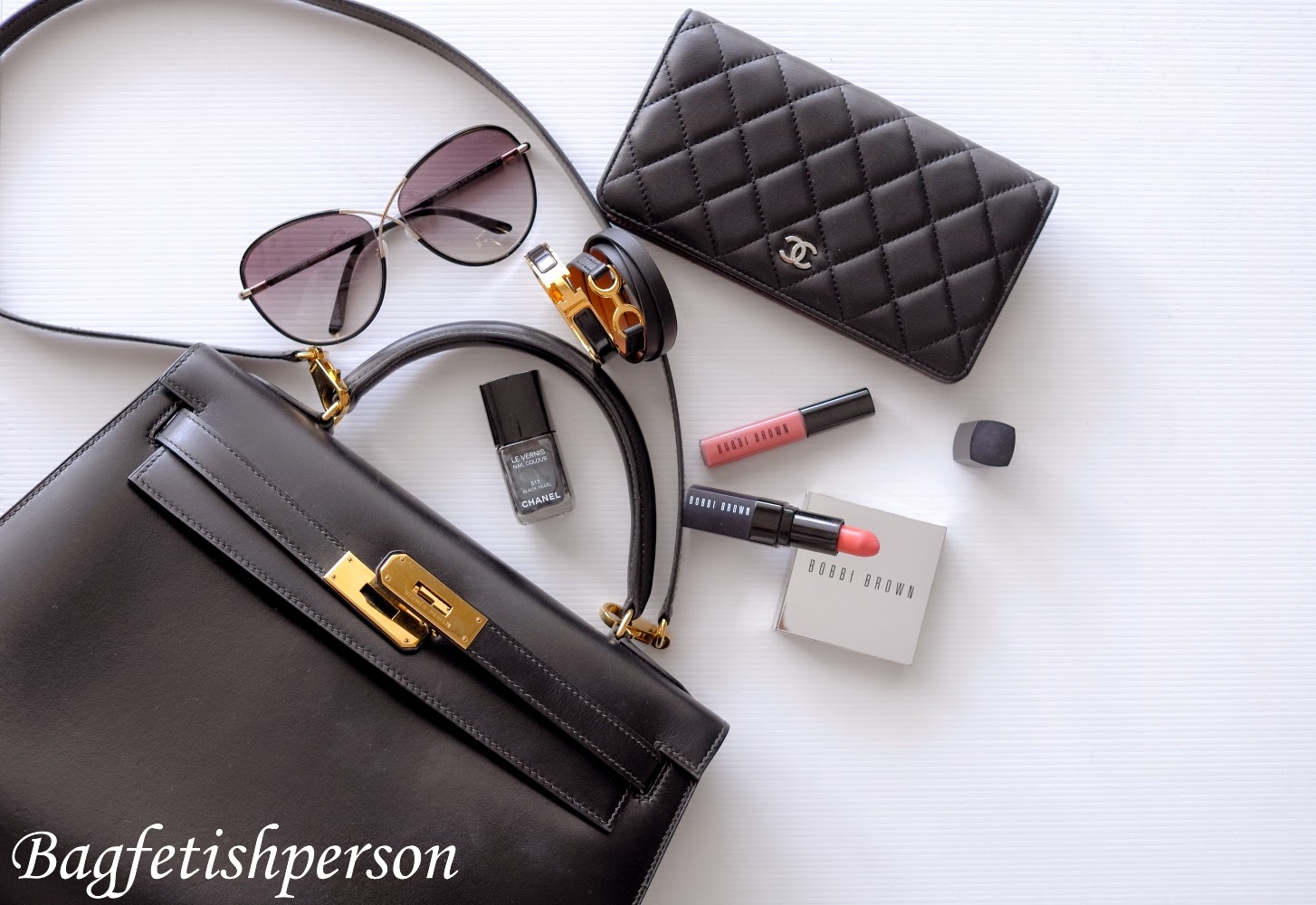 bagfetishperson Inside my bag Hermes Kelly