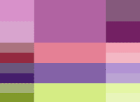 Палитра акцентированной аналогии (смежные цвета+контрастный к основному) модные популярные цвета весна 2014 Pantone палитры бисероплетение украшения