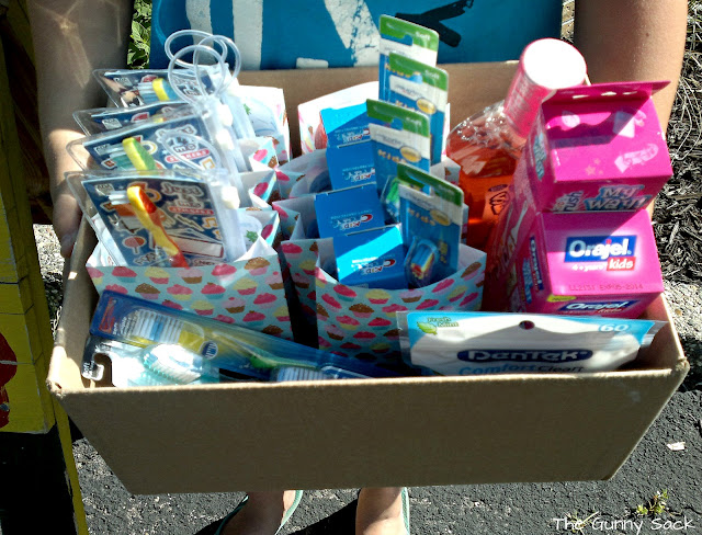 Food Shelf Donation #spinbrushCFK