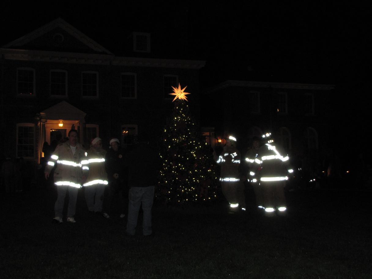 Bowie Living Christmas Tree Lighting at Belair Mansion