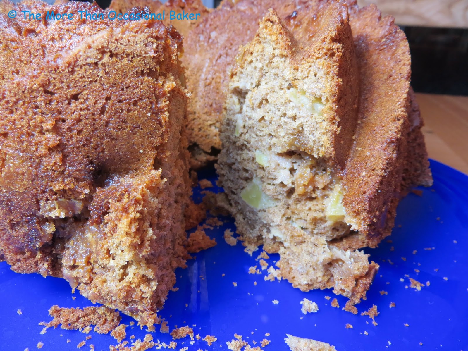 The more than occasional baker Toffee Apple Cake