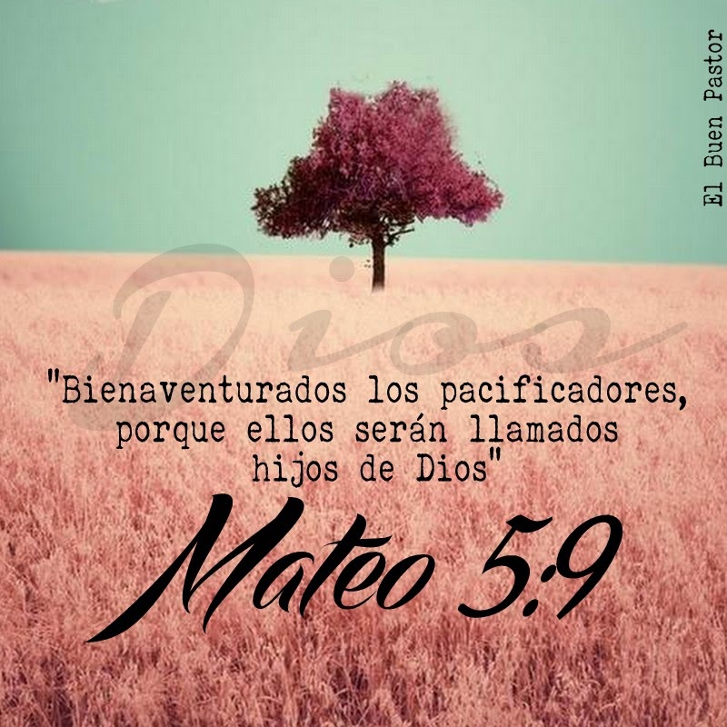 YO SOY EL BUEN PASTOR: Mateo 5:9