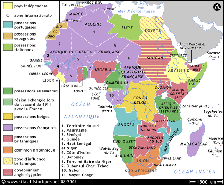 africa in 1914
