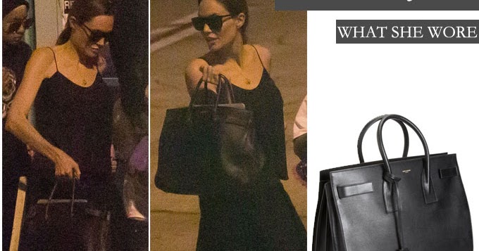 WHAT SHE WORE: Angelina Jolie with black Givenchy shoulder bag and black  Saint Laurent sunglasses in Los Angeles on December 28 ~ I want her style -  What celebrities wore and where