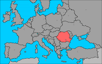 mapa de rumania