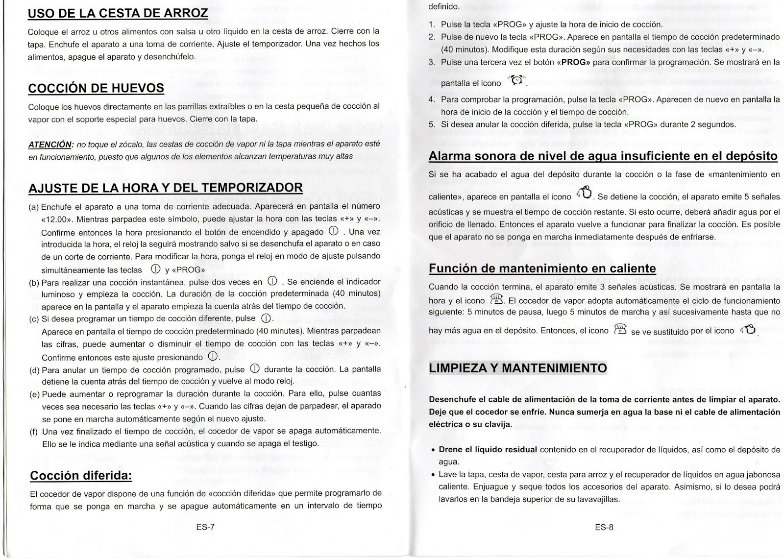 Manual De Instrucciones Lavadora Carrefour Home Hlf1005w-11