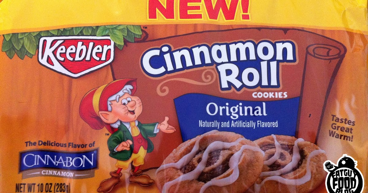 FATGUYFOODBLOG Keebler Cinnamon Roll Cookies