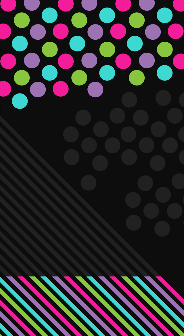 Polka dots wallpaper, Dots wallpaper, Cute patterns wallpaper