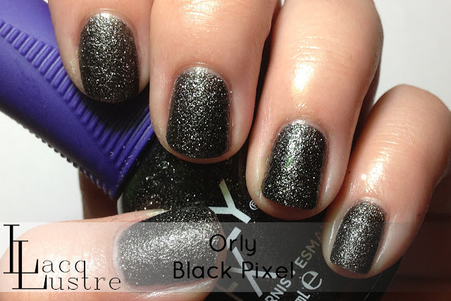 Orly Black Pixel Orly Black Pixel swatch