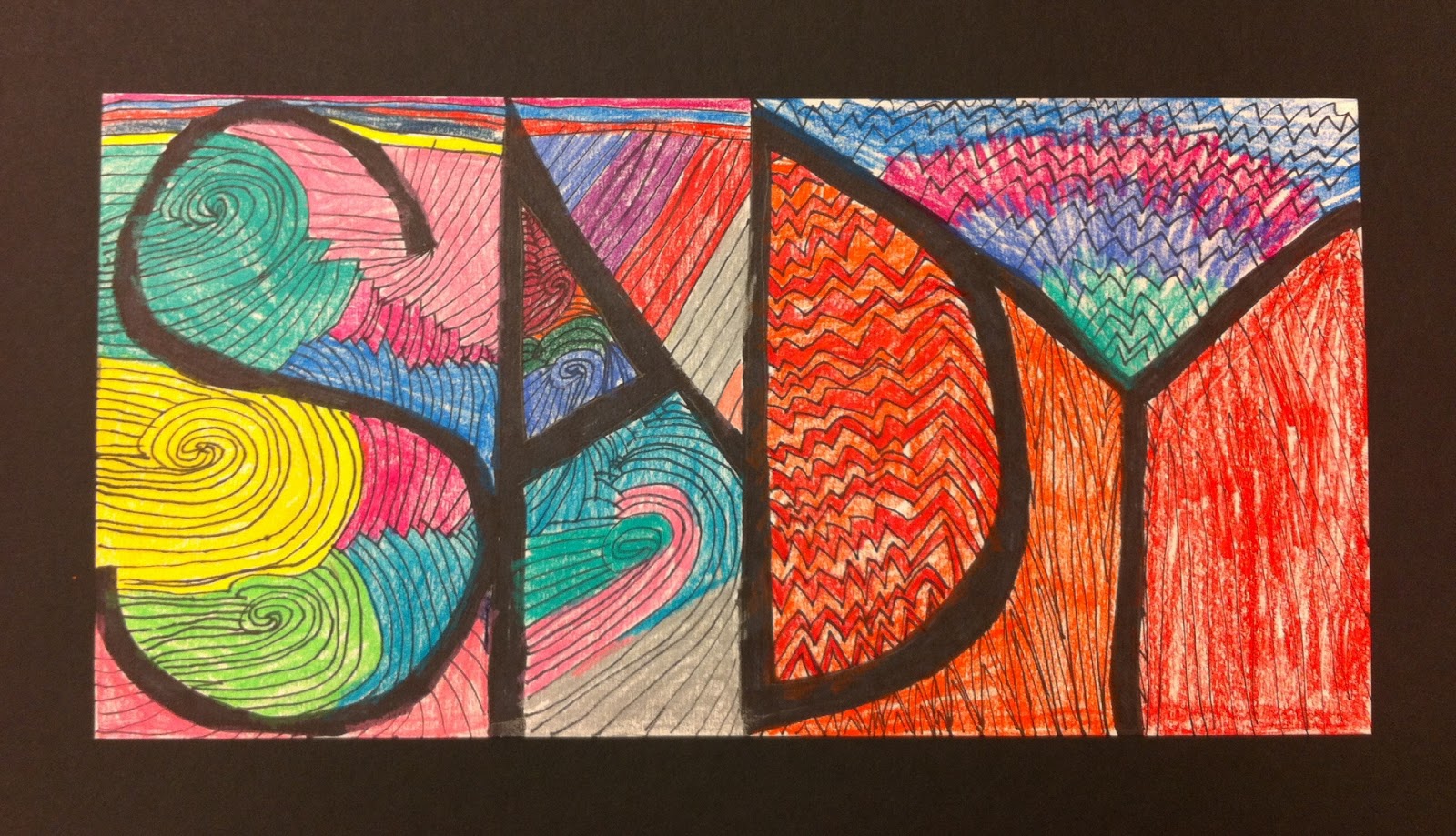 Angela Anderson Art Blog Name Zentangles Kid's Art Class