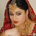 Bridal make-up Pakistani trend.
