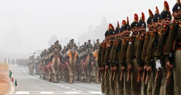 Republic Day Parade Rehearsal 2016 Photos