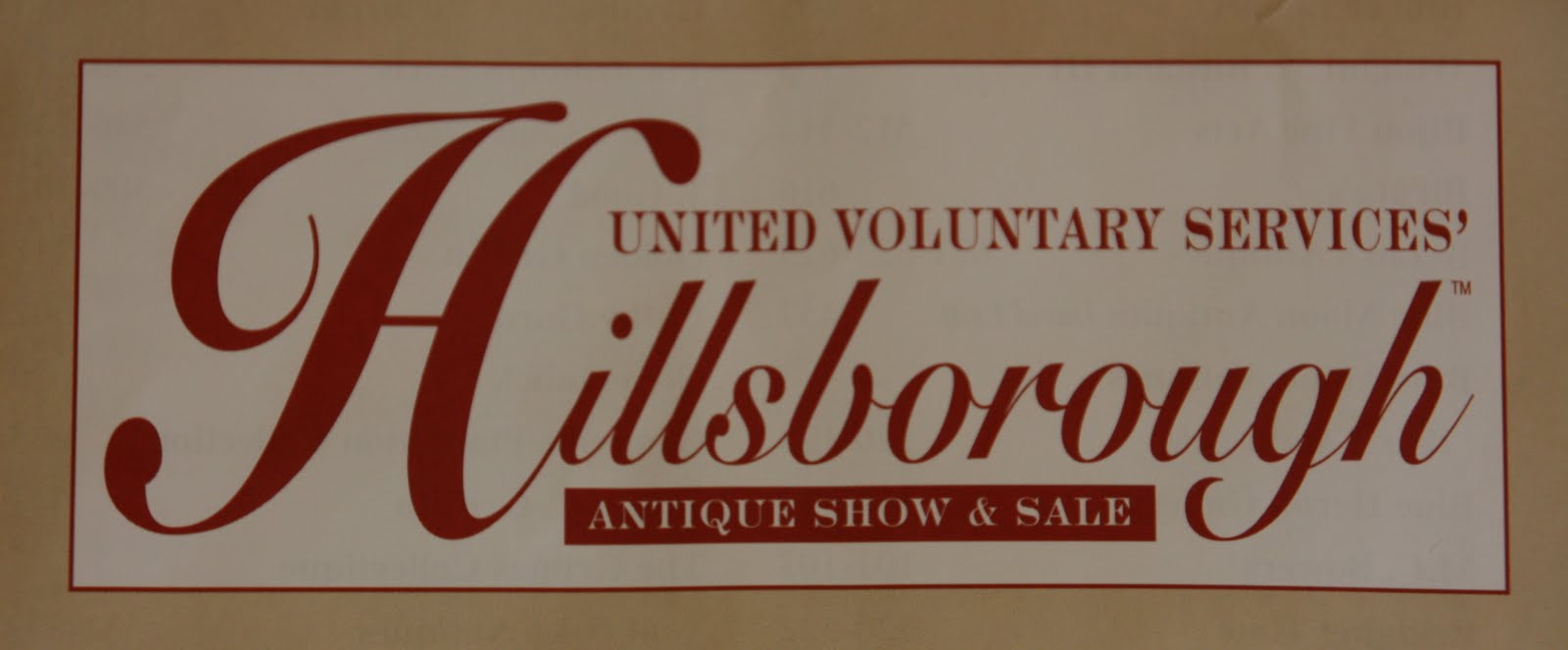 design The Hillsborough Antique Show