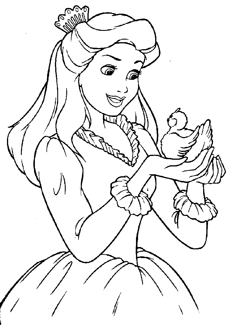 Disney Princess Coloring Pages  Free Printable Pictures 