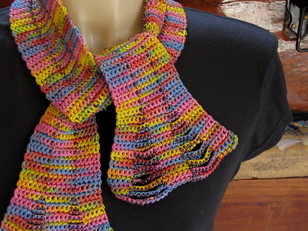 Interlacements Yarns LLC: Knit and crochet! beaded scarves