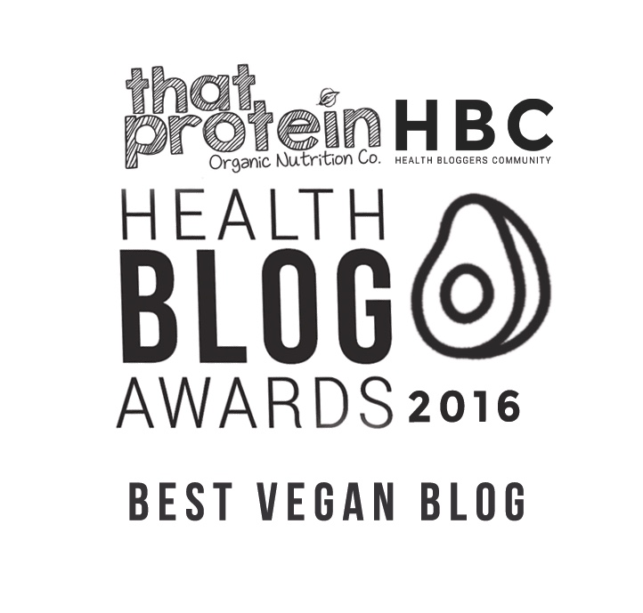 WINNER Best Vegan Blog 2016