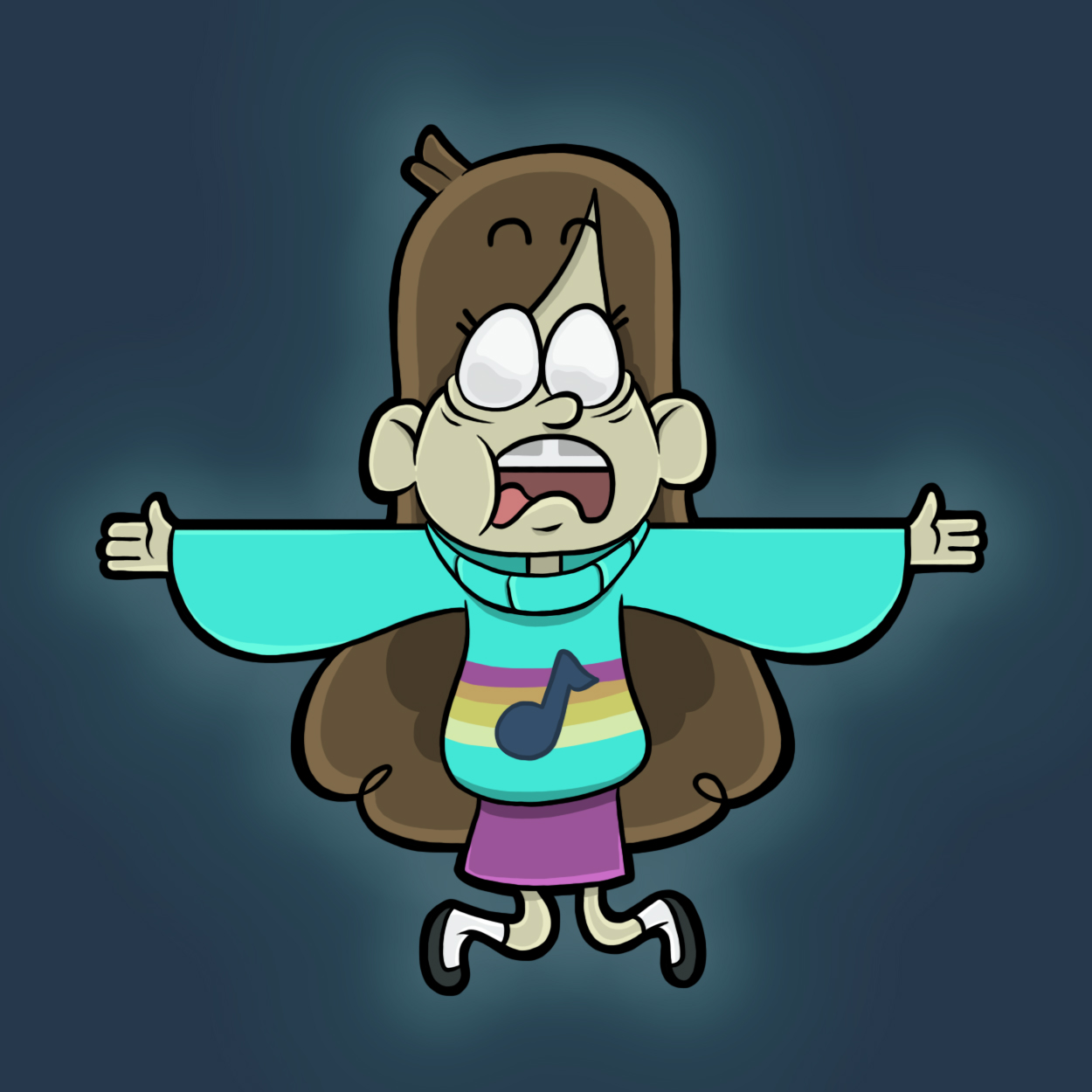 What are you drawing? Mabel Pines (Possessed)