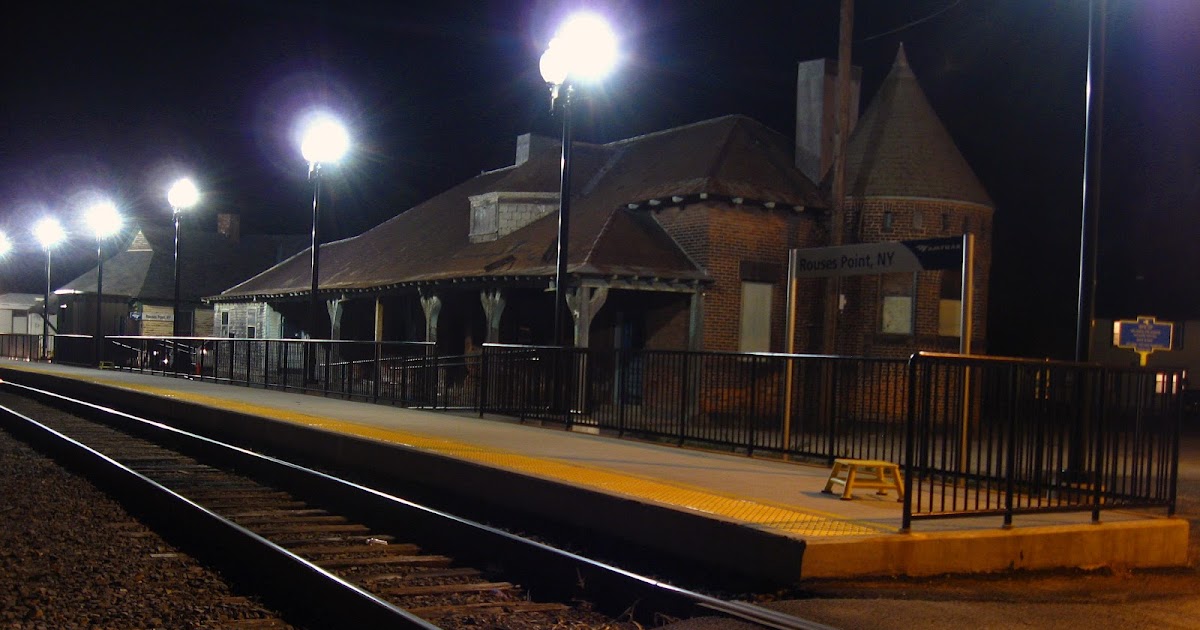 White River Division Rouses Point after Dark