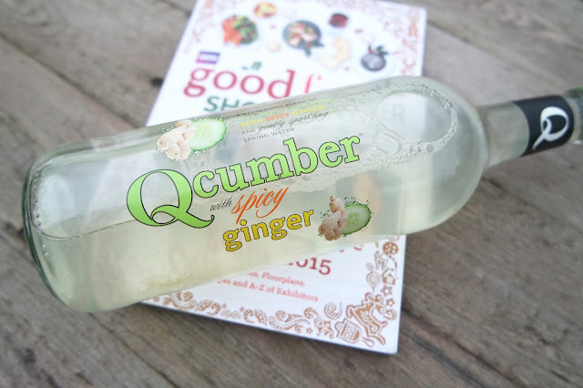 Qcumber with Spicy Ginger Sparkling Water