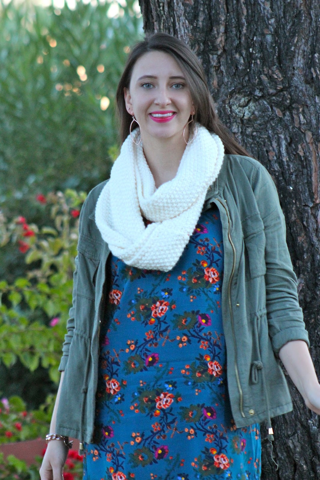 LunaVida Flower Hour Jacket + Dress + Boots + Scarf (& a Giveaway!)