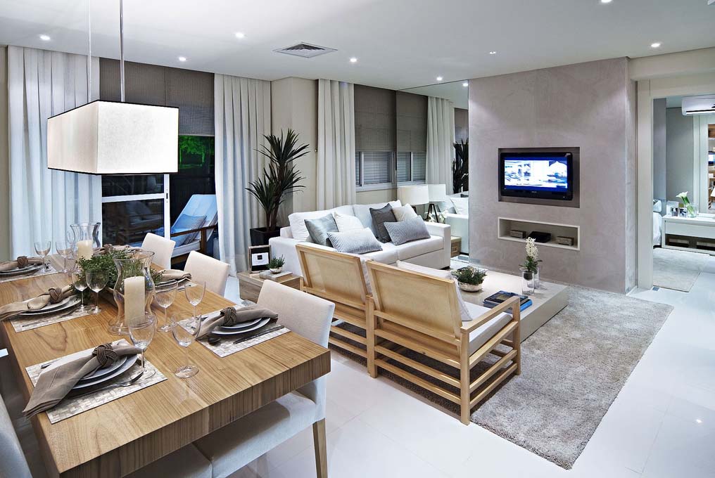 TRIO DESIGNER: Iluminação na sala de estar