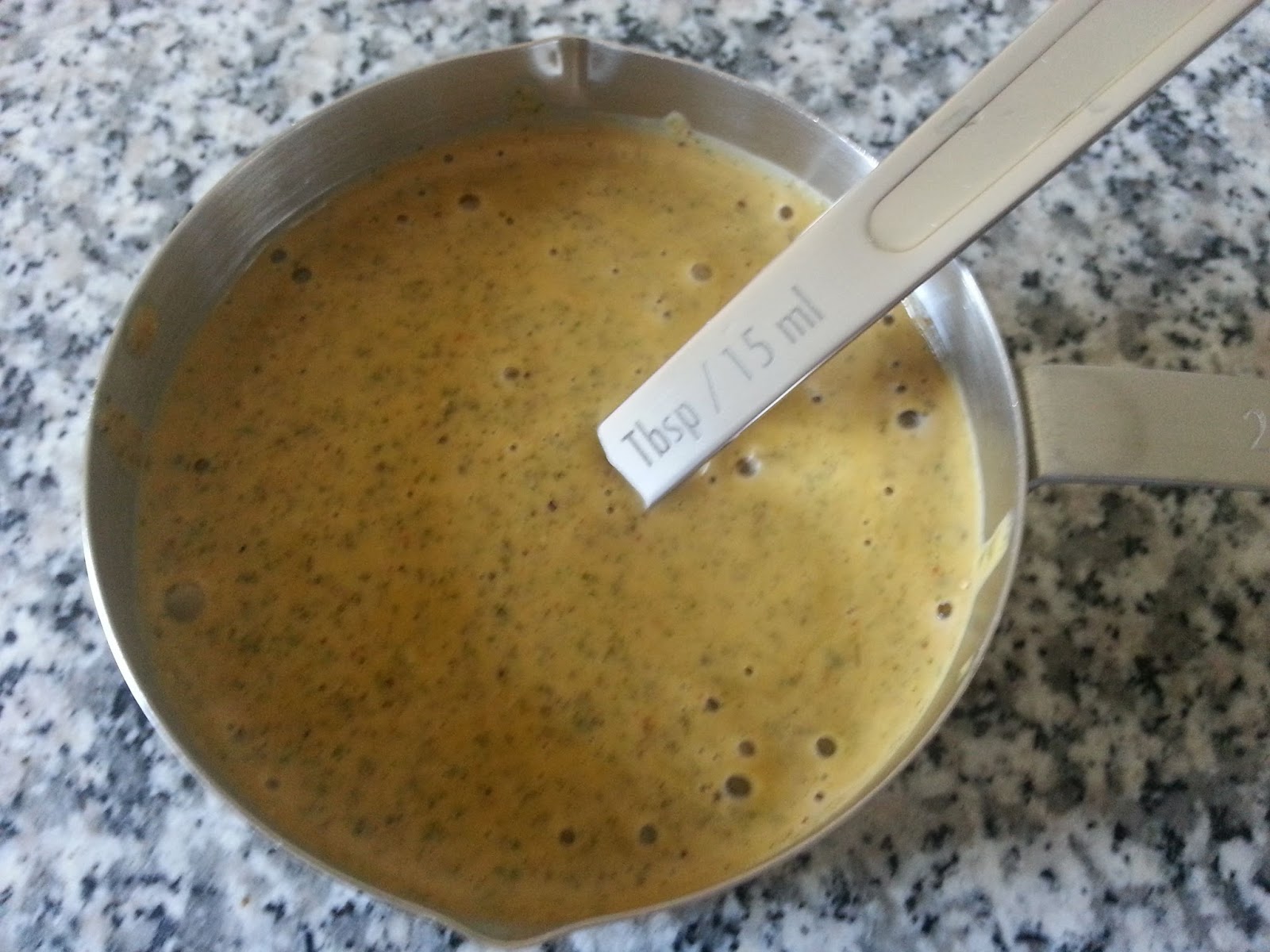 Healthy and Tasty Flaxseed Oil Dressing with Herbs