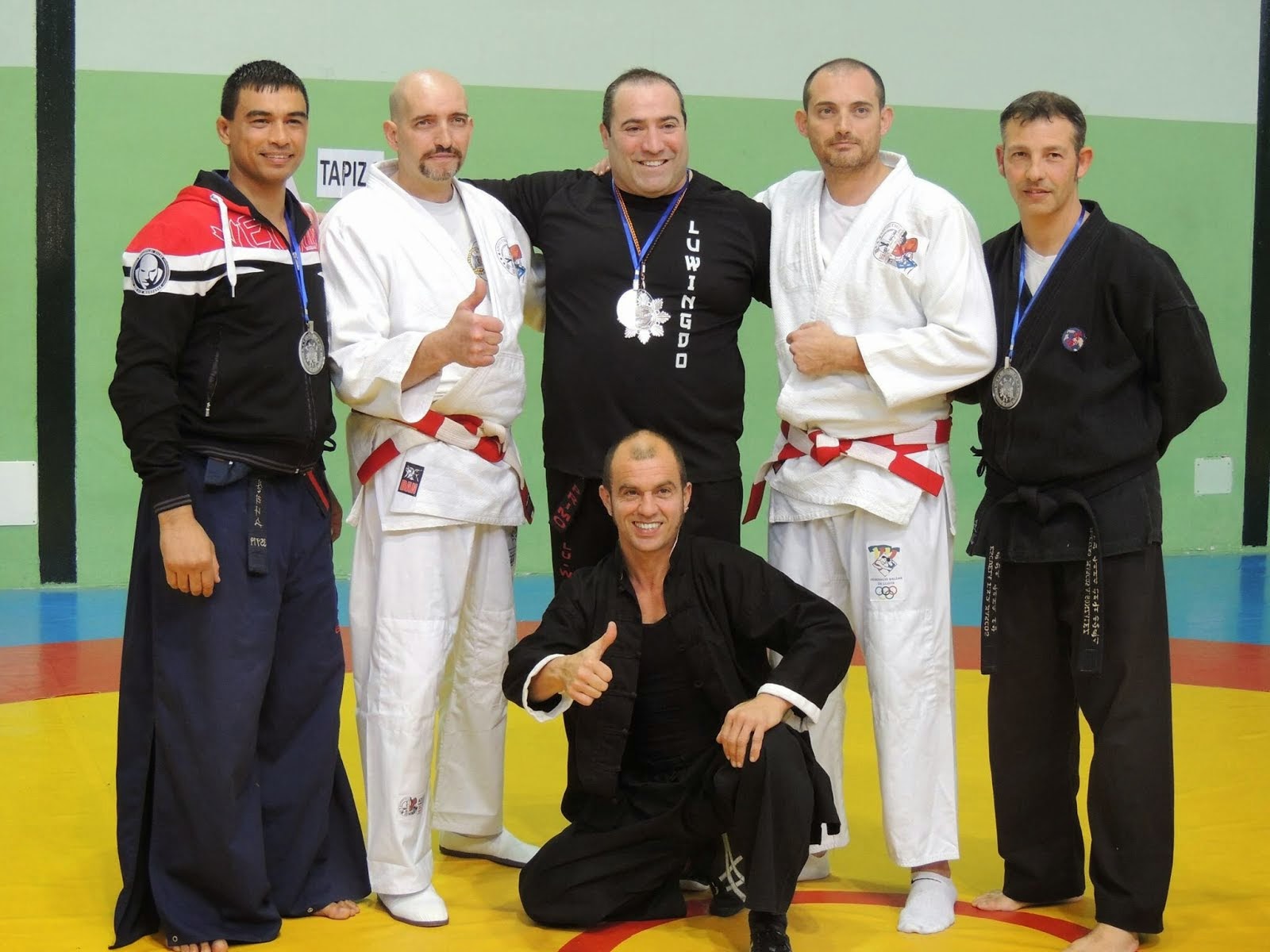 Encuentro de artes marciales organización hermanos y Maestros Acevedo.Mallorca 2015