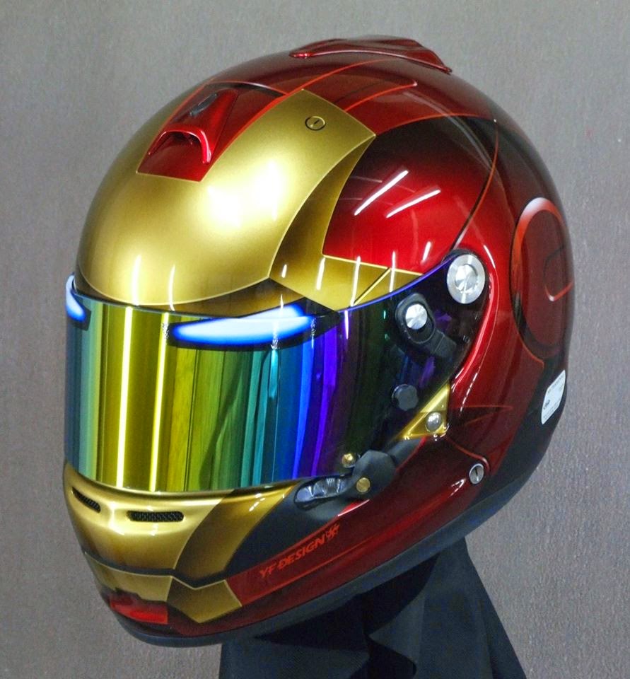 Racing Helmets Garage Arai GP6S "Ironman" 2014 by YF Design