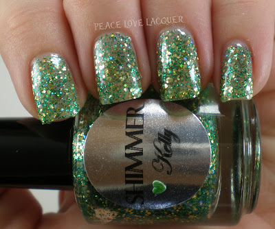 Shimmer, Kelly, Green, Gold, Indie, Glitter