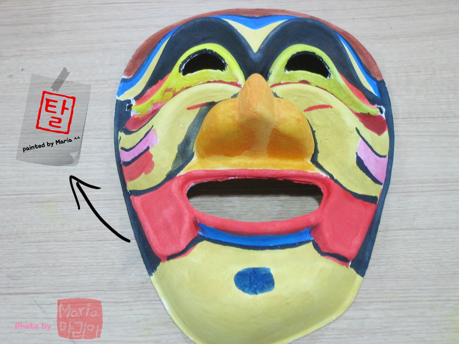 Maria Margareta My Korean Mask Painting Experience