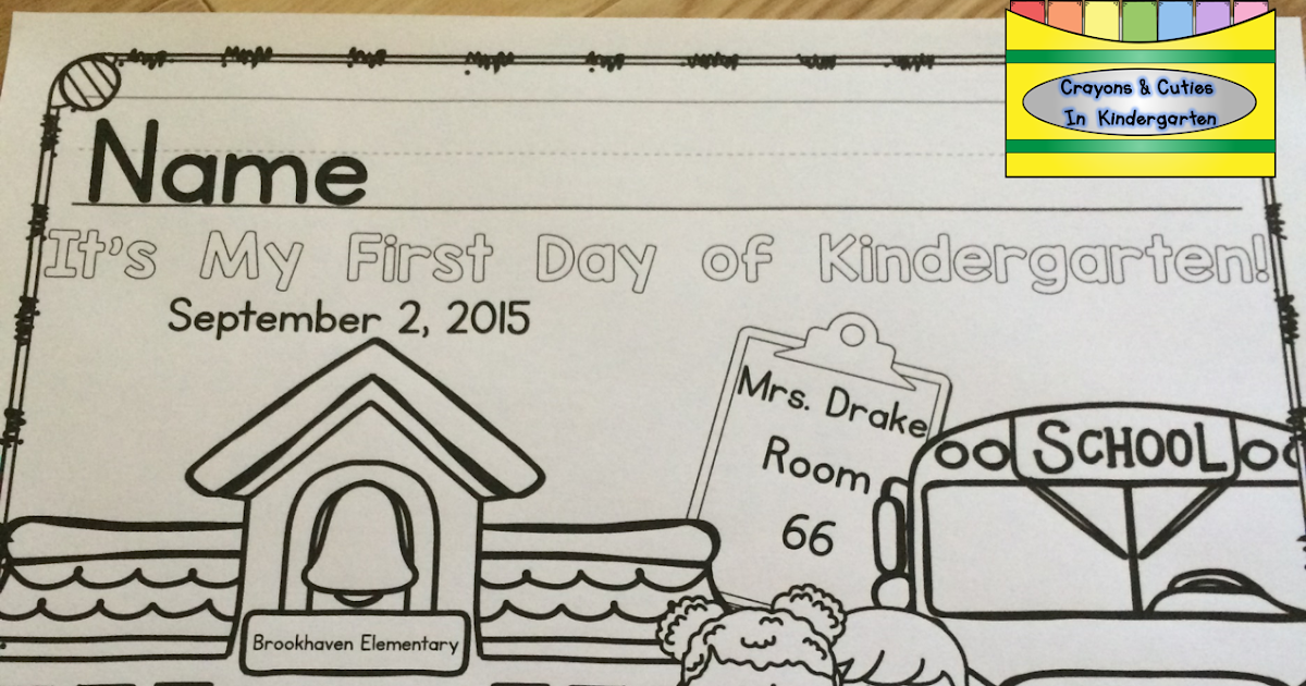 first day of pre k coloring pages
