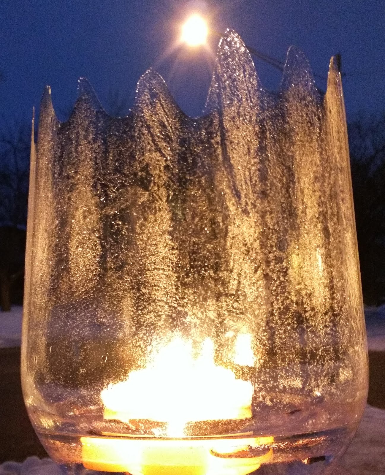 Ice Lanterns how to make and decorate them