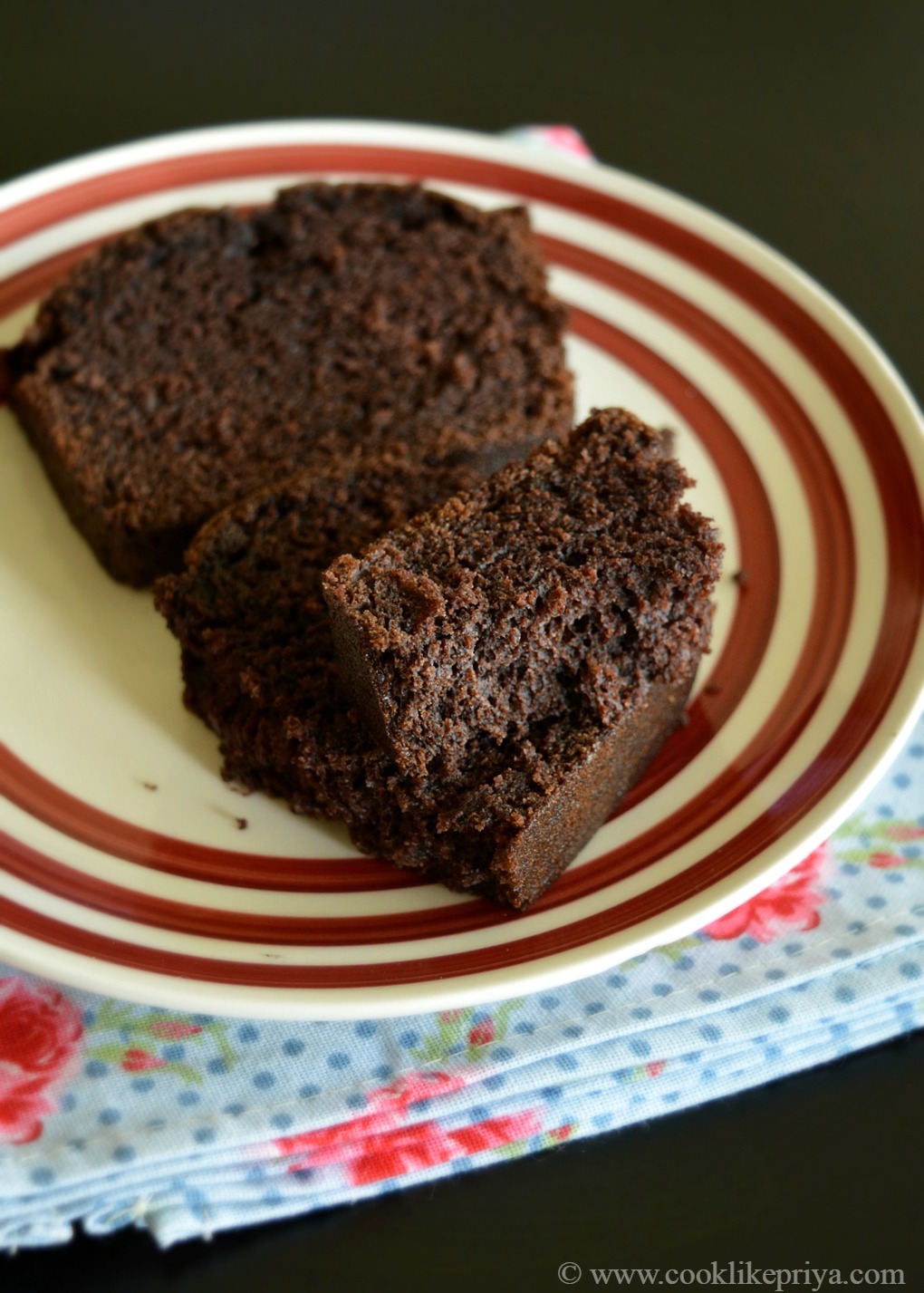 Egg-free Butter-free Chocolate Loaf cake