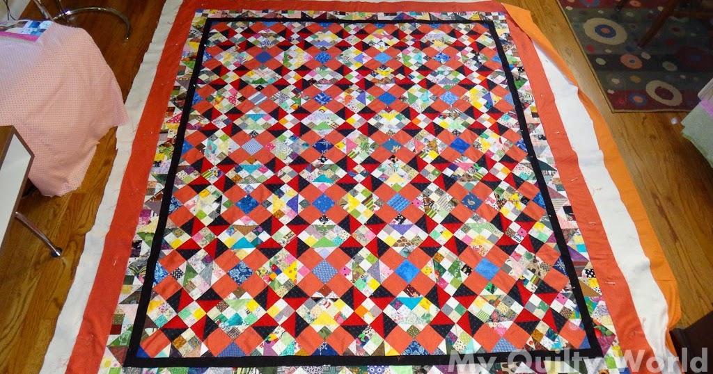 My Quilty World Orange Crush The Grand Finale Bonnie Hunter