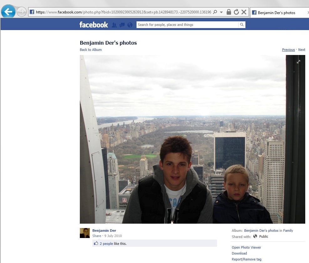 Bel Ami Gossip John Wahlberg at Facebook