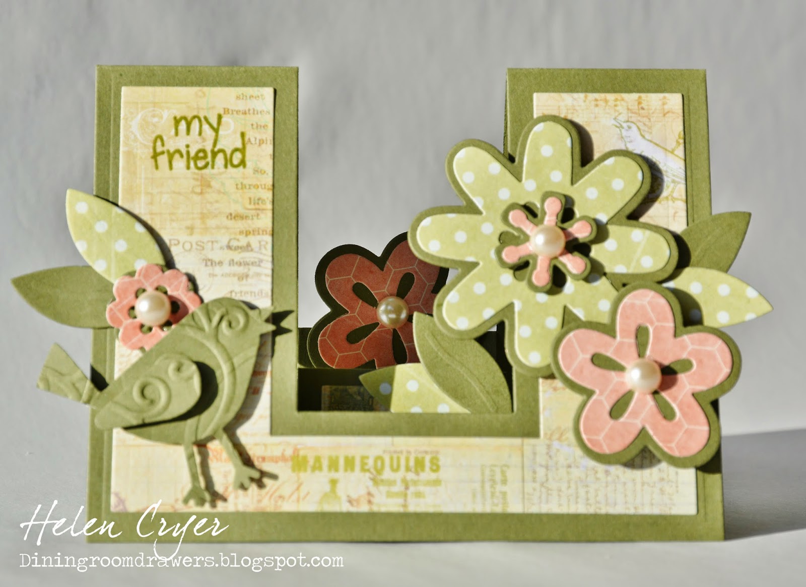 The Dining Room Drawers Sizzix Friends Forever StepUps Cards