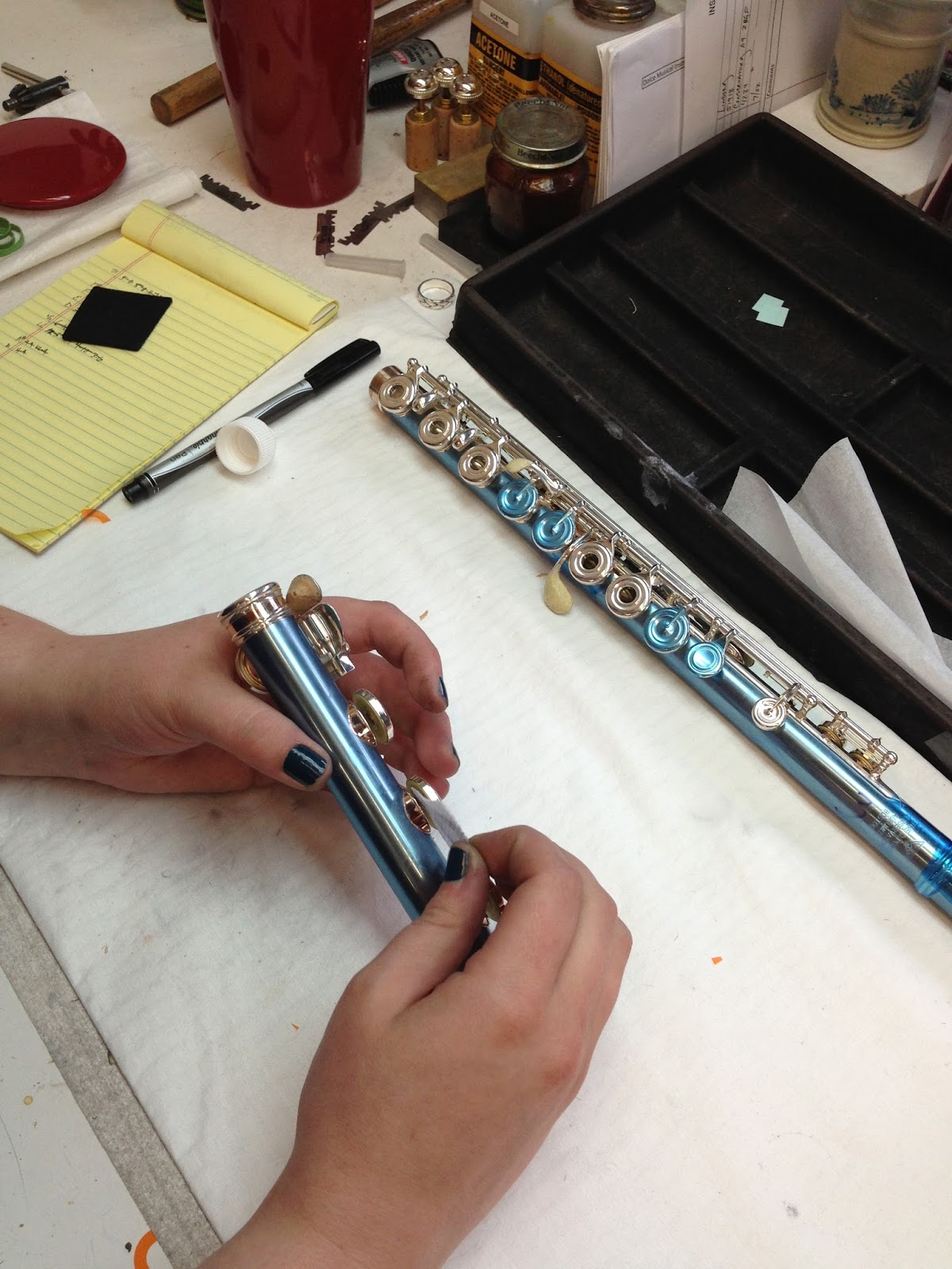 Flute Builder A Clean "Swipe"