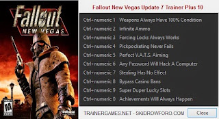 Fallout New Vegas Trainer 1.4.0.
