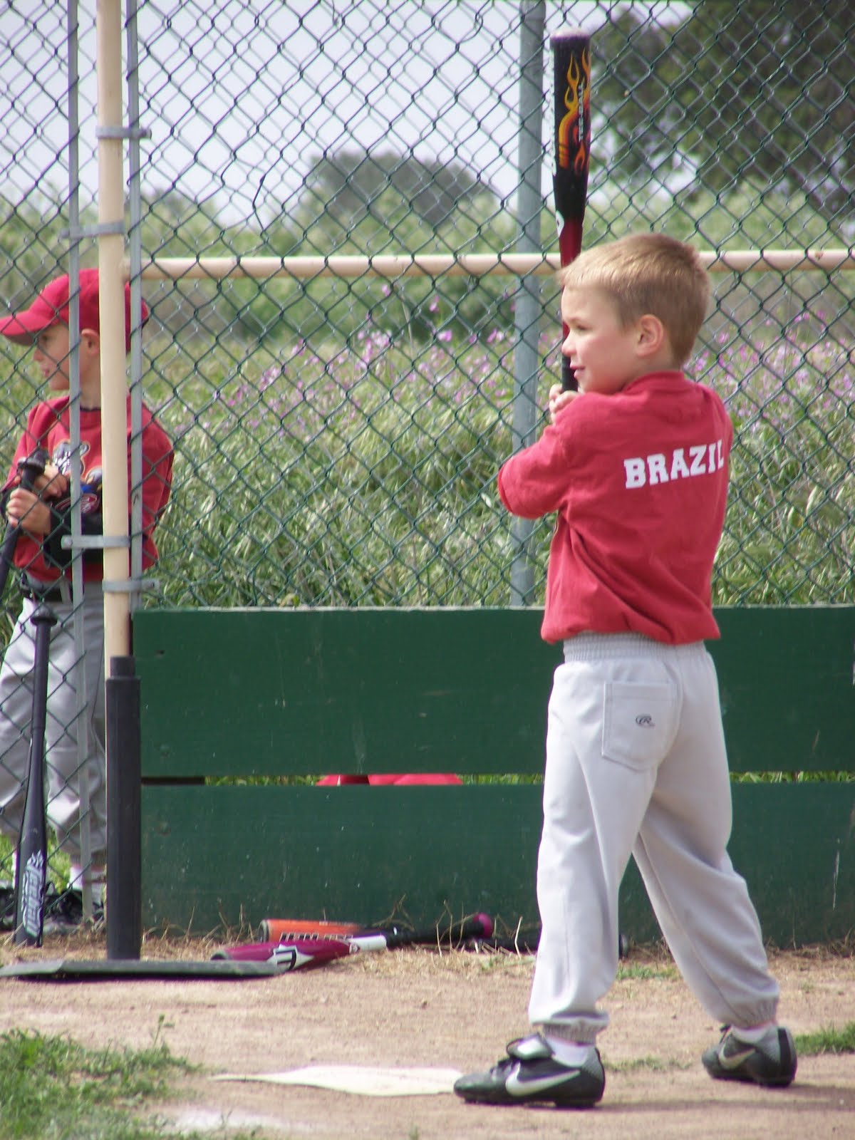 Faith is believing & relying upon him alone MY KIDDIES PLAYING TBALL