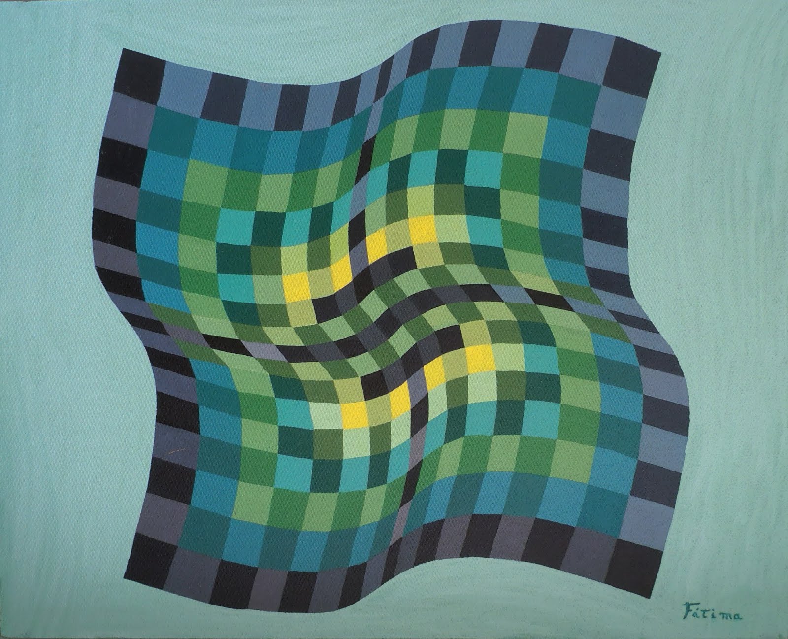 Vendo Pintura Op Art 68.