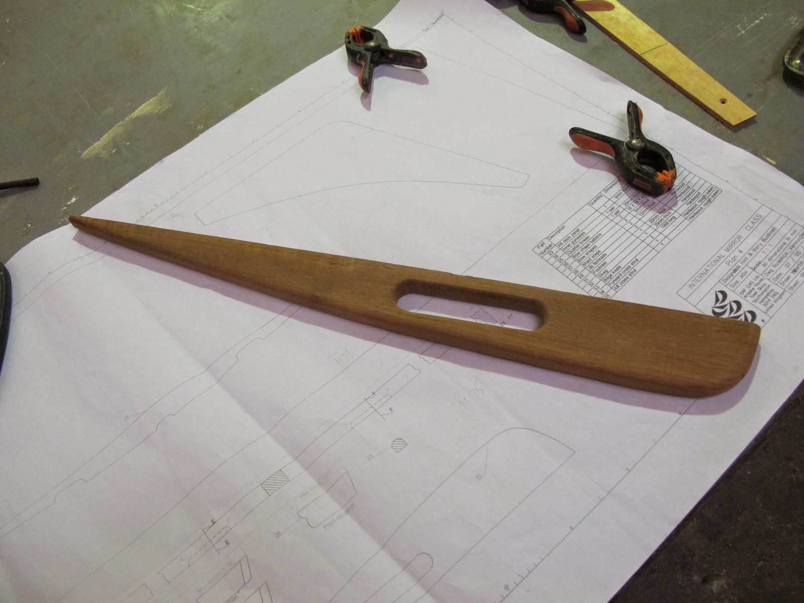 CKD Boats Roy Mc Bride Mirror Dinghy kit building, the details