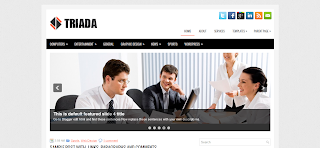 Triada Blogger Template is a Wordpress To Blogger Converted Business Related Blogger Template