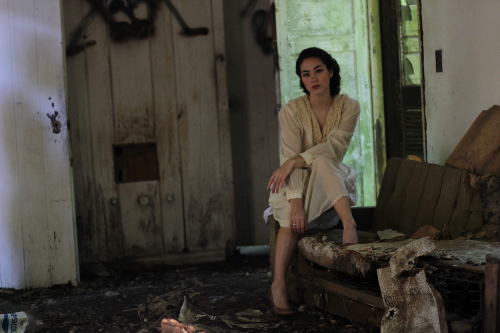 Sassy Sister Vintage More Pics Abandoned Building Fashion Shoot