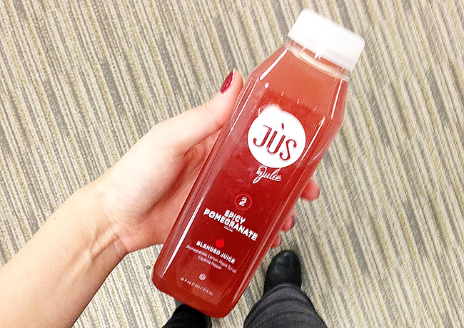 Spicy Pomegranate Juice from Jus By Julie