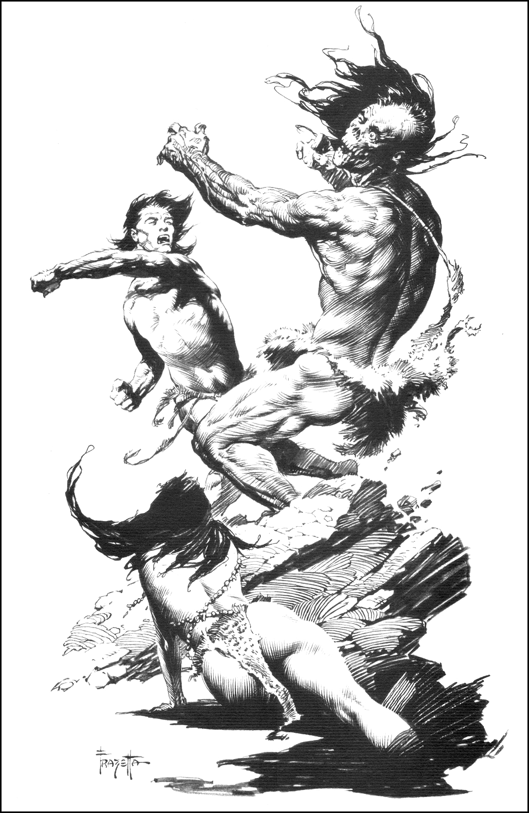 frazetta barsoom ink drawings frazetta barsoom ink drawings