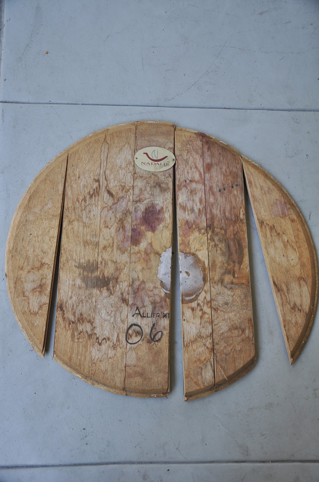 Wine Barrel Lazy Susan A Lo and Behold Life