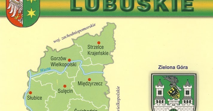 Poland on Postcards Województwo lubuskie / Lubusz Region