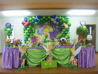 Decoracion Tinkerbell para Fiestas Infantiles, parte 1