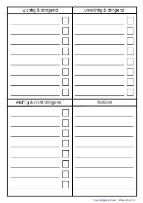 Eine andere Art der To-Do-Liste: Die Eisenhower Matrix