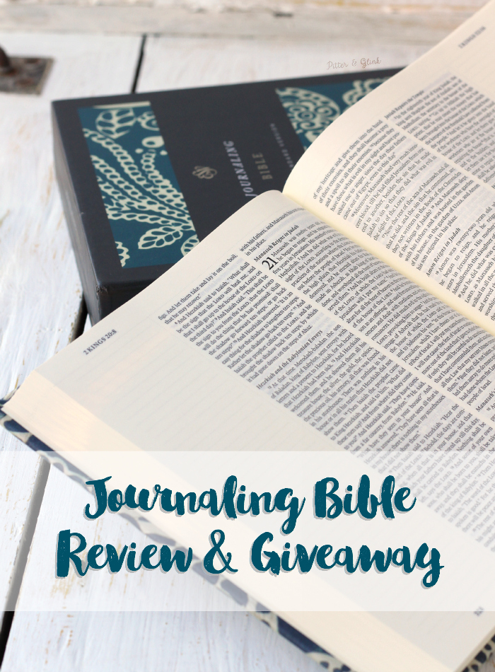 ESV Journaling Bible Review & Giveaway from PitterandGlink.com